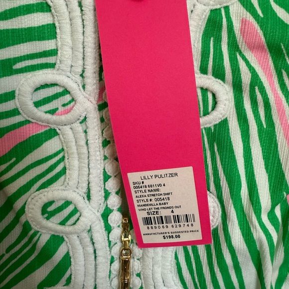 Lilly Pulitzer Mandevilla Baby dress in who let the fronds out print - Picture 3 of 3